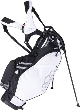 Sun Mountain Men's 4.5 Ls 14-Way Stand Bag 2024 in White/Black, Size 8.75" x 10.25"