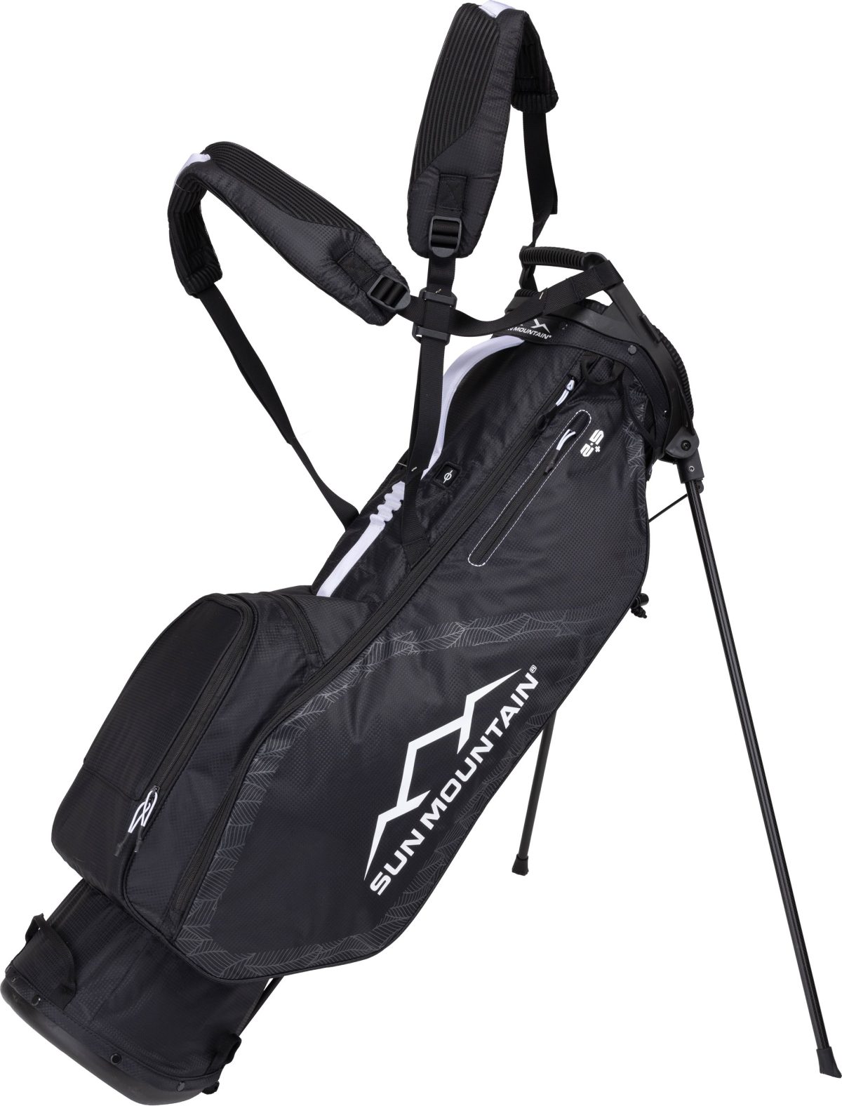 Sun Mountain Women's 2.5+ Stand Bag 2024 in Black/White