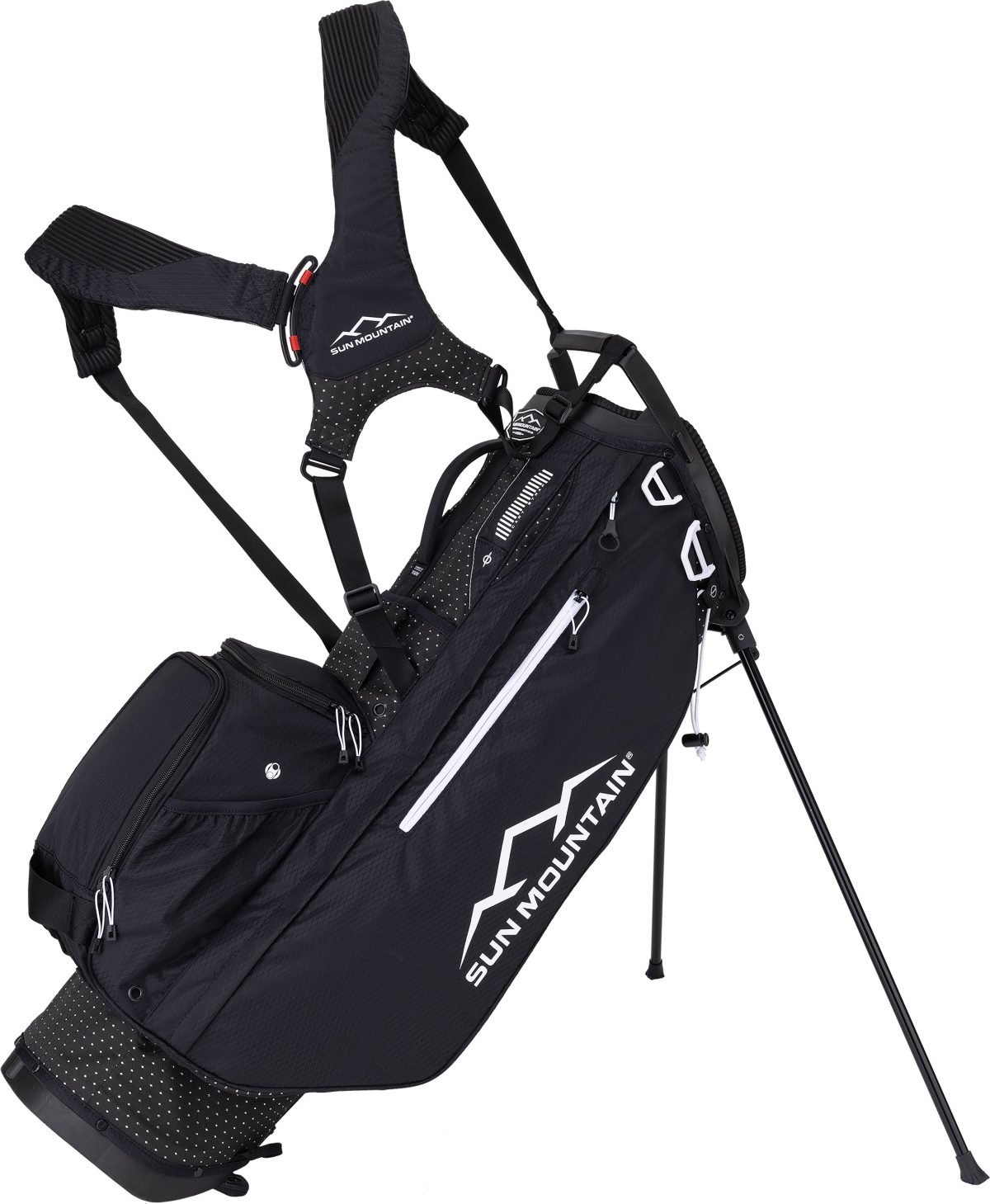 Sun Mountain Women's 3.5 Ls 14-Way Stand Bag 2024 in Black Diamond, Size 8.75" x 10.25"