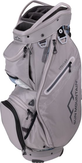 Sun Mountain Women's Stellar Cart Bag 2024 in Crosshatch/Opal/Iron