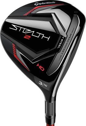 TaylorMade Stealth 2 Hd Fairway Woods 2023 in Black | Right