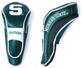 Team Golf Men's Vintage Ncaa Hybrid Headcover in Michigan State, Size 8" x 6" x 6"