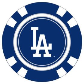Team Golf Mlb Poker Chip Ball Marker in La Dodgers
