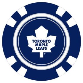 Team Golf Nhl Poker Chip Ball Marker in Toronto Maple Leafs