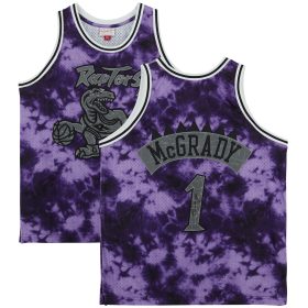 Tracy McGrady Toronto Raptors Autographed Purple Galaxy Mitchell & Ness 1998-1999 Swingman Jersey