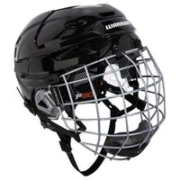 Warrior CF 80 Senior Hockey Helmet Combo in Black