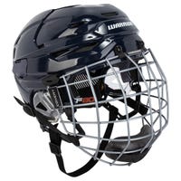 Warrior CF 80 Senior Hockey Helmet Combo in Navy