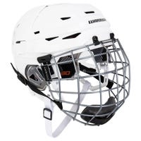 Warrior CF 80 Senior Hockey Helmet Combo in White