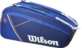 Wilson Roland Garros Super Tour 9 Pack Tennis Bag (Blue/White/Clay)
