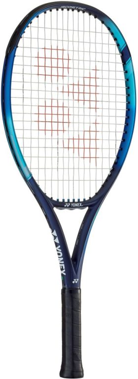 Yonex EZONE 25 inch Sky Blue Tennis Racquet (7th Gen) Prestrung