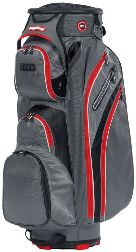 Bag Boy Men's Revolver Xp Cart Bag 2024 in Charcoal/Black/Red