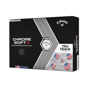 Callaway Chrome Soft X USA TruTrack Golf Balls