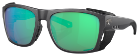Costa Del Mar King Tide 6 580G Glass Polarized Sunglasses - Black Pearl/Green Mirror - X-Large