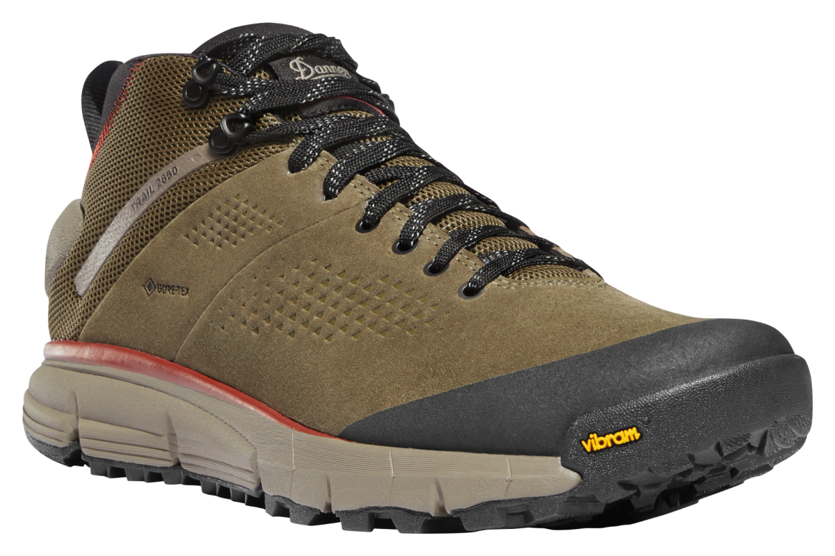 Danner Trail 2650 Mid Suede GORE-TEX Hiking Boots for Men - Dusty Olive - 13M