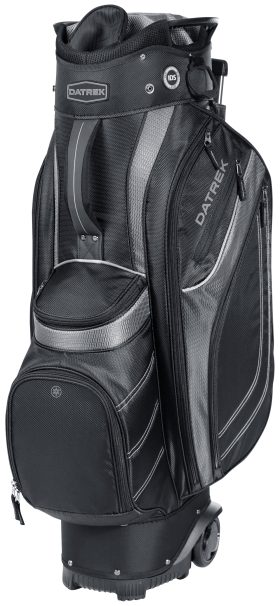 Datrek Golf Men's Datrek Transit Wheeled Cart Bag in Black/Charcoal/Silver