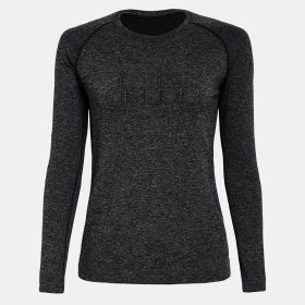 Diadora Long Sleeve T-Shirt Skin Friendly Women's Running Apparel Black