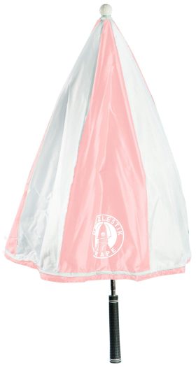 DrizzleStik Drape Golf Bag Umbrella, Nylon in Pink, Size 3.5" x 21.5"