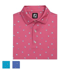 FootJoy Cookie Print Lisle Self Collar