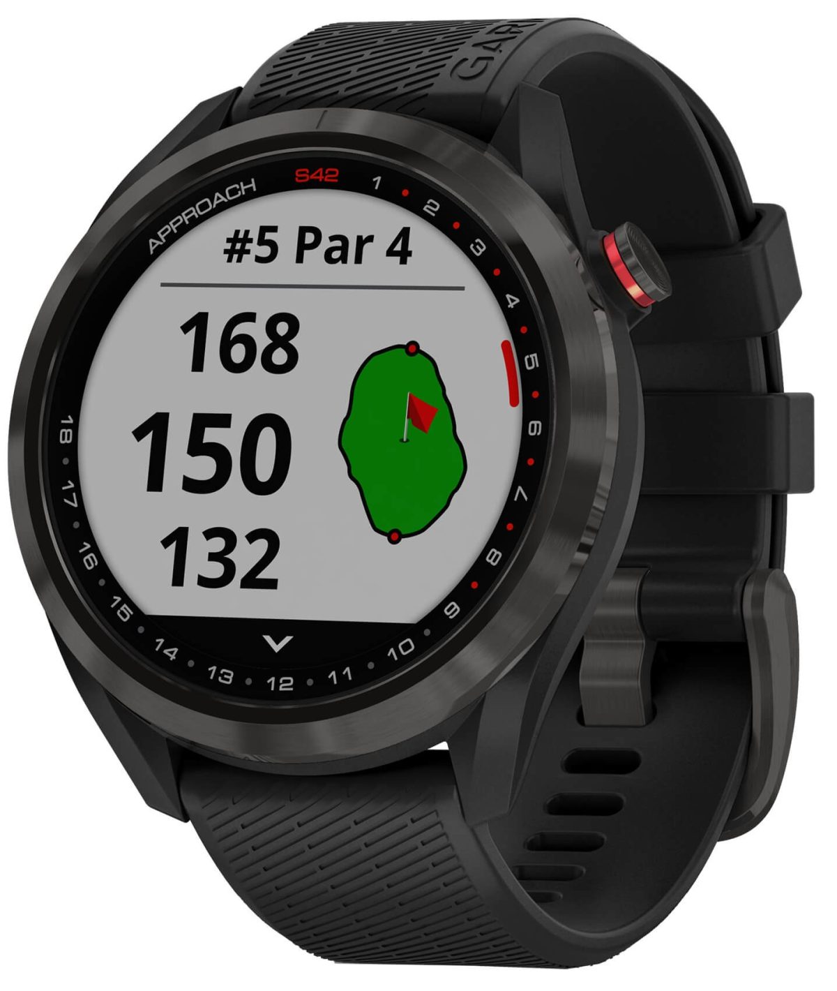 Garmin Approach S42 Gps Golf Watch in Carbon/Black, Size 1.5 oz