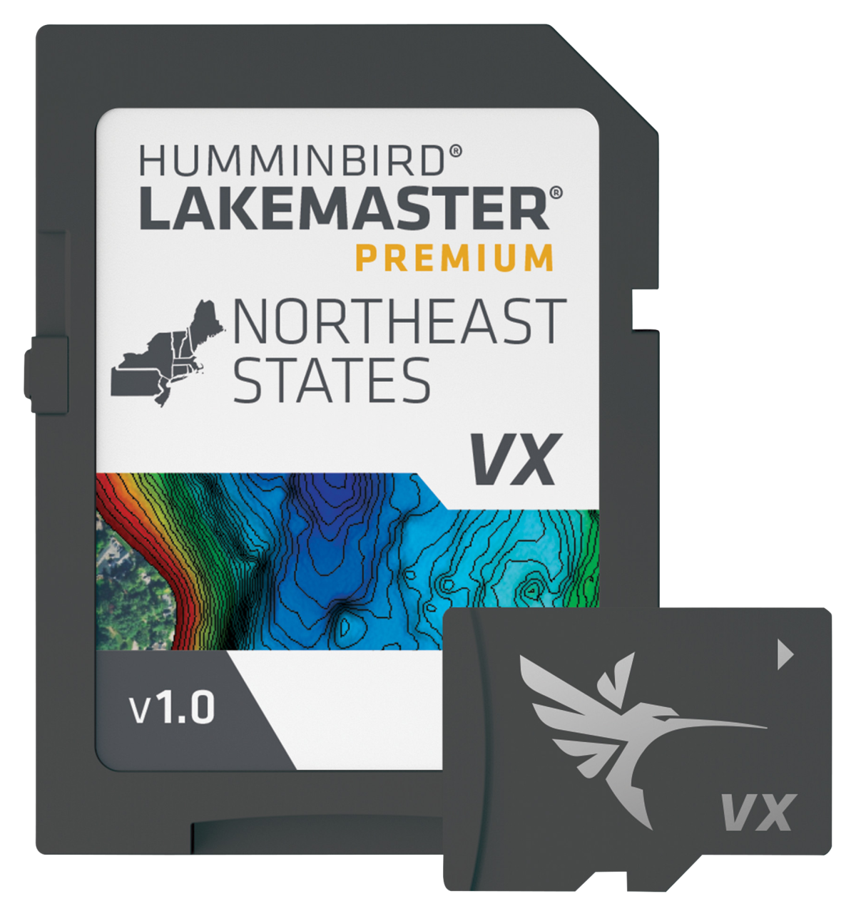 Humminbird LakeMaster Premium VX Digital Map Chart Card - Northeast