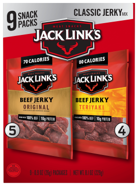 Jack Link's Original Beef Jerky and Teriyaki Beef Jerky Multipack