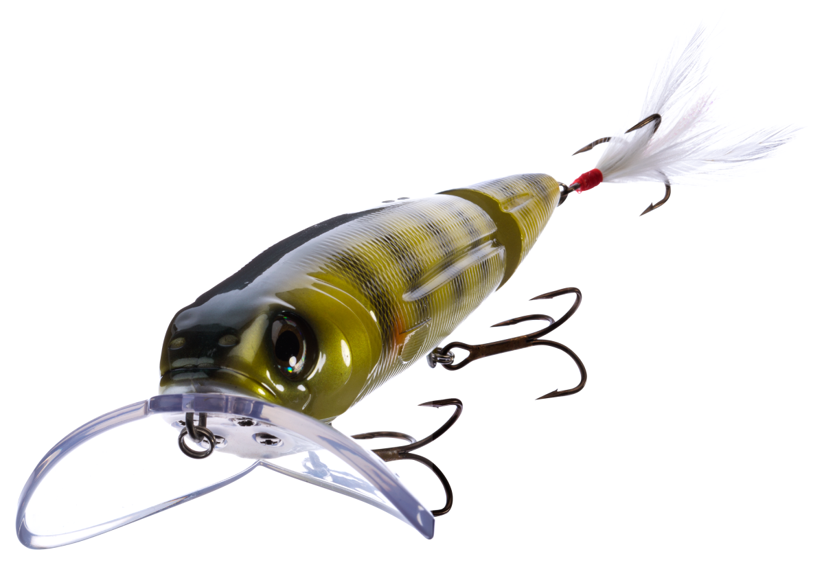 Livingston Lures Walking Boss II Magnum Topwater - 8'' - Natural Perch