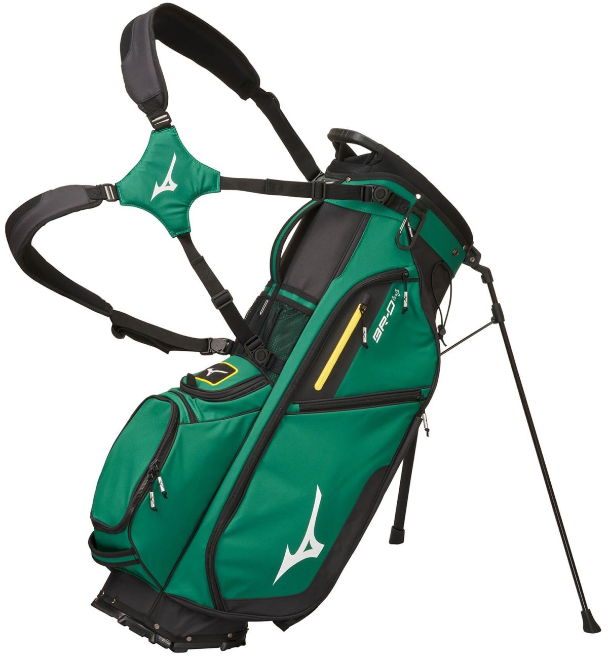 Mizuno Men's Br-D4 Stand Bag 2023 in Green