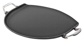 Outset 14'' Cast-Iron Grill Skillet With Forged Handles