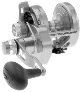 PENN Torque Two-Speed Lever Drag Silver Reel - TRQ25NLD2S