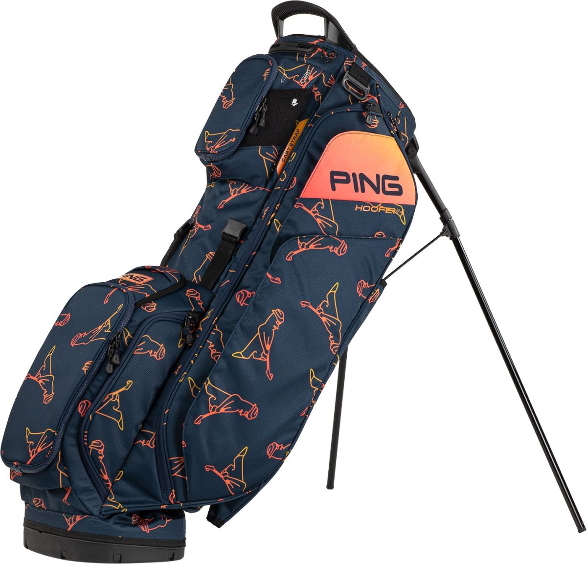 PING Men's Hoofer 14 Stand Bag 2023 in Gradient Mr. Ping