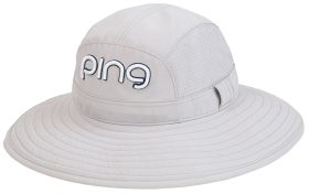 PING Women's Boonie Golf Hat 2023, 100% Polyester in Grey