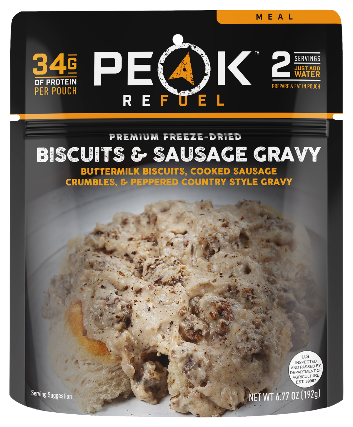 Peak Refuel Biscuits and Sausage Gravy