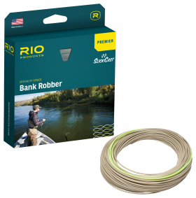 RIO Premier Bank Robber Fly Line - Tan/Light Green/Tan - 90' - 5