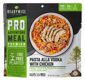 ReadyWise Pro Adventure Meal Pasta Alla Vodka With Chicken