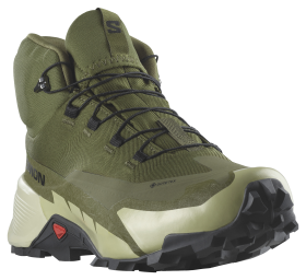 Salomon Cross Hike 2 Mid GORE-TEX Hiking Boots for Men - Olive/Moss Black - 13M