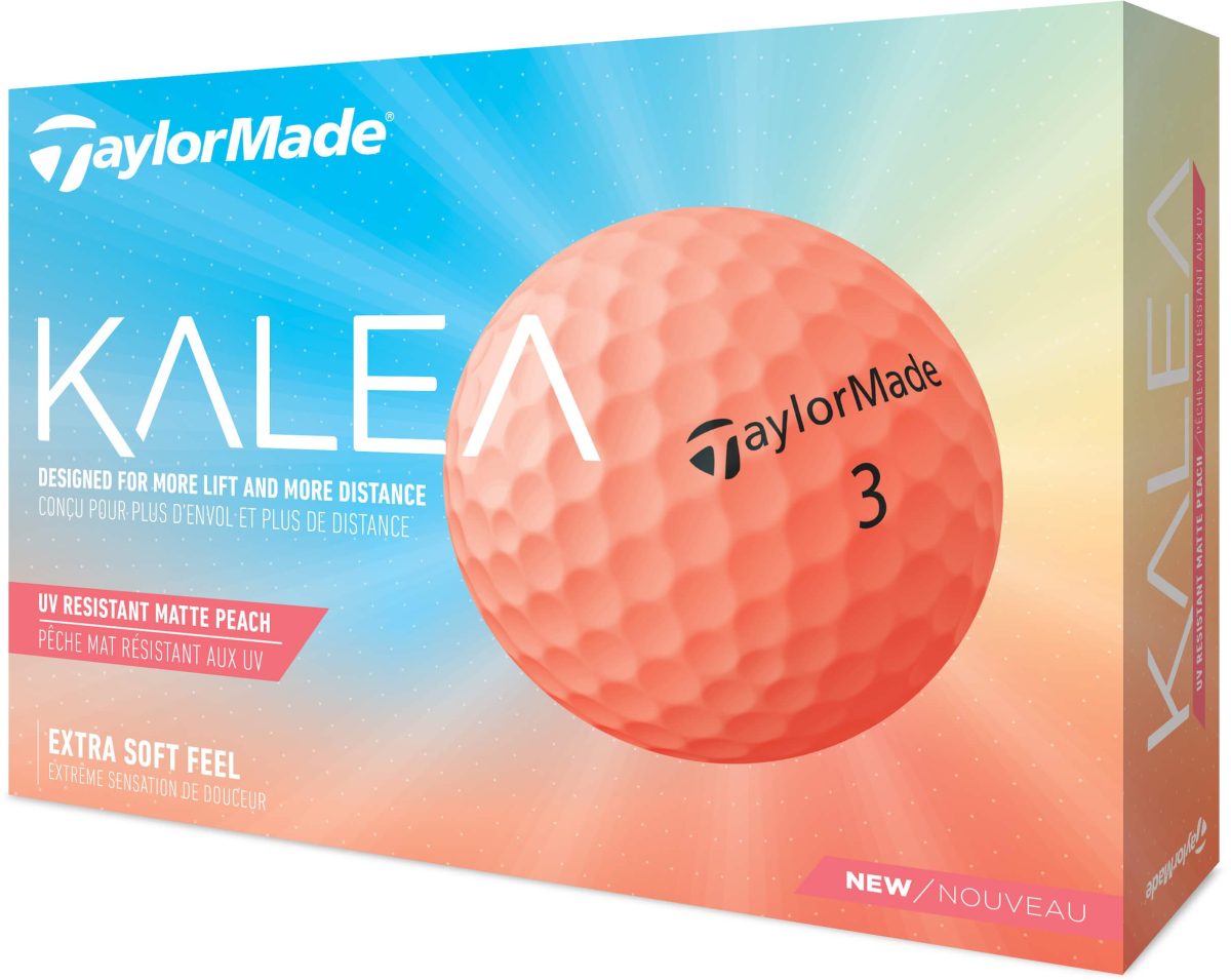TaylorMade Women's Kalea Golf Balls 2023 in Matte Peach