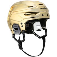 Warrior Alpha Chrome Pro Stock Hockey Helmet in Gold (Chrome)