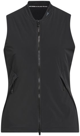 adidas Women's Ultimate365 Tour Frostguard Golf Vest, Nylon/Polyester/Elastane in Black, Size XS