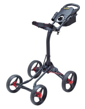 Bag Boy Quad Xl Push Cart in Black/Red