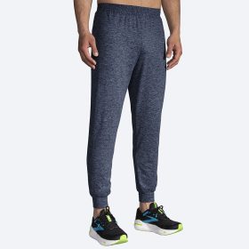 Brooks Luxe Jogger Men's Running Apparel Heather Blue Slate