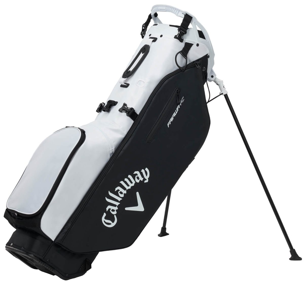 Callaway Men's Fairway C Stand Bag 2023 in White/Black