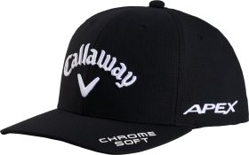 Callaway Men's Tour Authentic Performance Pro Golf Hat 2023 in Black, Size Adjustable XL Fit