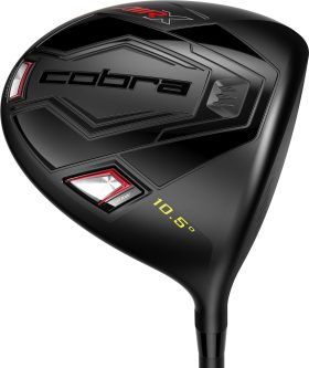 Cobra Air-X Straight Neck Driver 2024 in Black | Right