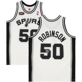 David Robinson San Antonio Spurs Autographed White Mitchell & Ness 1998-1999 Authentic Jersey