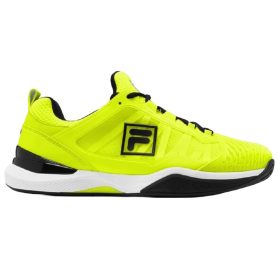 Fila Men's Speedserve Energized Tennis Shoes (Safety Yellow/Black/White)