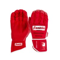 Franklin CFX PRT Series Men's Batting Gloves in Red Size Medium