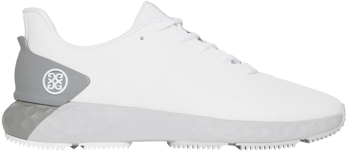 G/FORE Men's Contrast Sole Mg4+ Golf Shoes 2023, Polyester/Rubber in White, Size 7