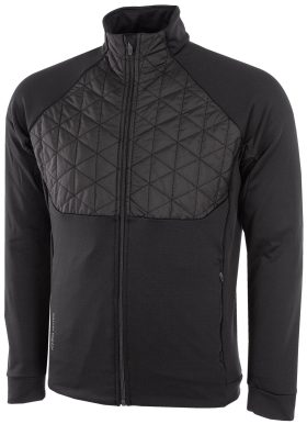 Galvin Green Men's Dexter Golf Jacket, 100% Polyester in Black, Size S