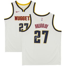 Jamal Murray White Denver Nuggets Autographed Nike 2021 Association Edition Swingman Jersey