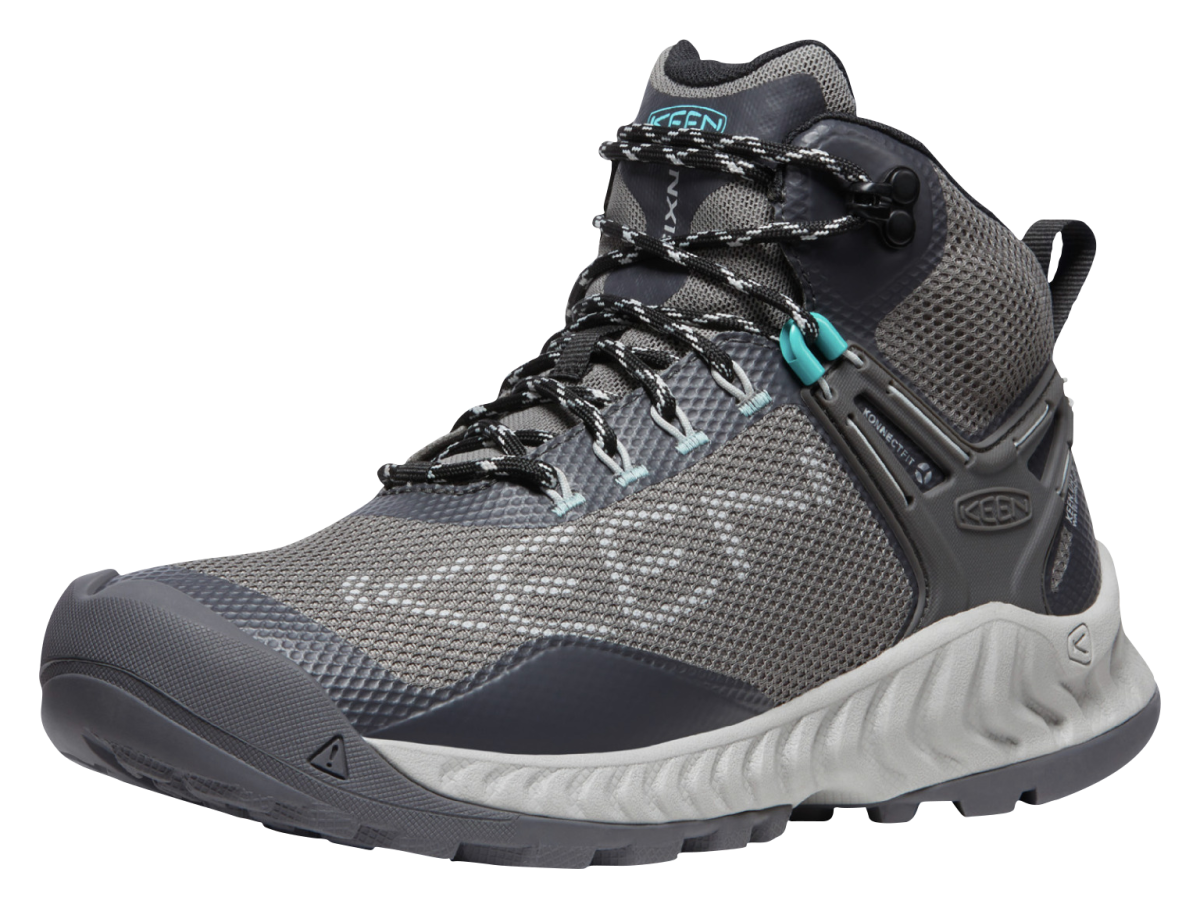 KEEN NXIS EVO Mid Waterproof Hiking Boots for Ladies - Magnet/Ipanema - 8M